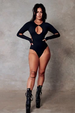 Body & Jumpsuits*CXIX 119 Plunge Bodysuit - Black