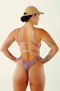 Body & Jumpsuits*CXIX Aphrodite Bodysuit - Lilac Suede