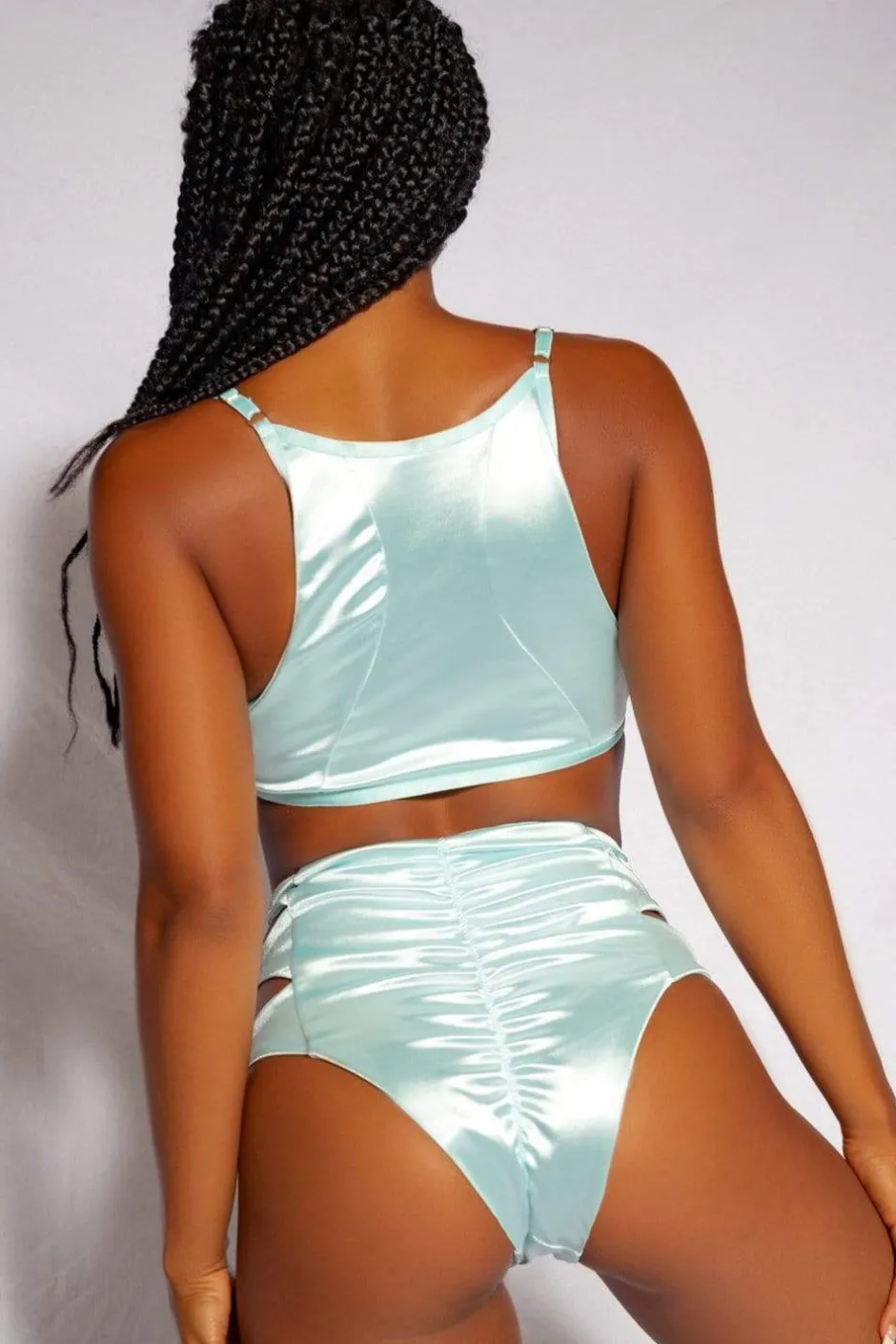 High Waisted Bottoms*CXIX Aphrodite High Waist Bottoms - Blue