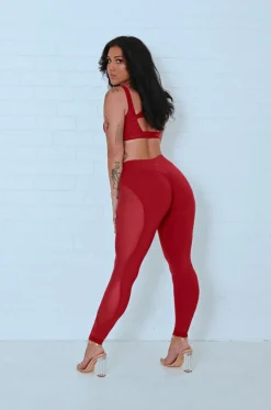 Leggings & Bikers*CXIX Baddie Leggings - Chilli