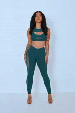 Leggings & Bikers*CXIX Baddie Leggings - Teal
