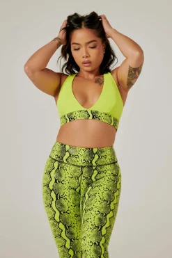 Tees & Tops*CXIX Boa Triangle Top - Slime