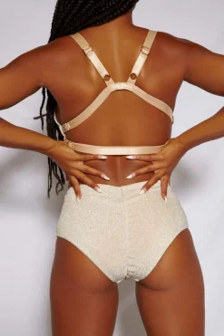 Cheeky Bottoms*CXIX Cora Cheeky Bottoms - Champagne No Garter