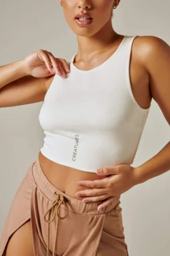 Tees & Tops*CXIX Creatures Crop Top - White
