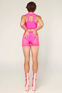 Tees & Tops*CXIX Dollhaus Sports Bra - Barbie Pink