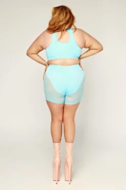 Tees & Tops*CXIX Dollhaus Sports Bra - Blue