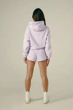 Tees & Tops*CXIX Droptop Zip Hoodie - Lilac