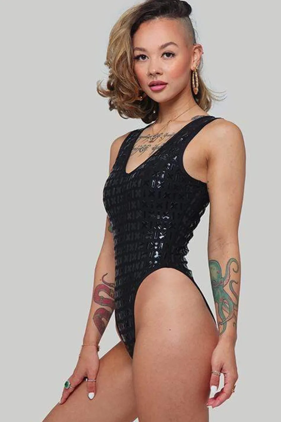 Gecko Grip™ Apparel*CXIX Gecko Grip™ Bodysuit: Black