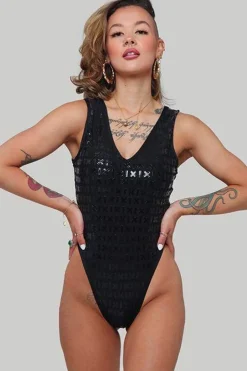 Body & Jumpsuits*CXIX Gecko Grip™ Bodysuit: Black