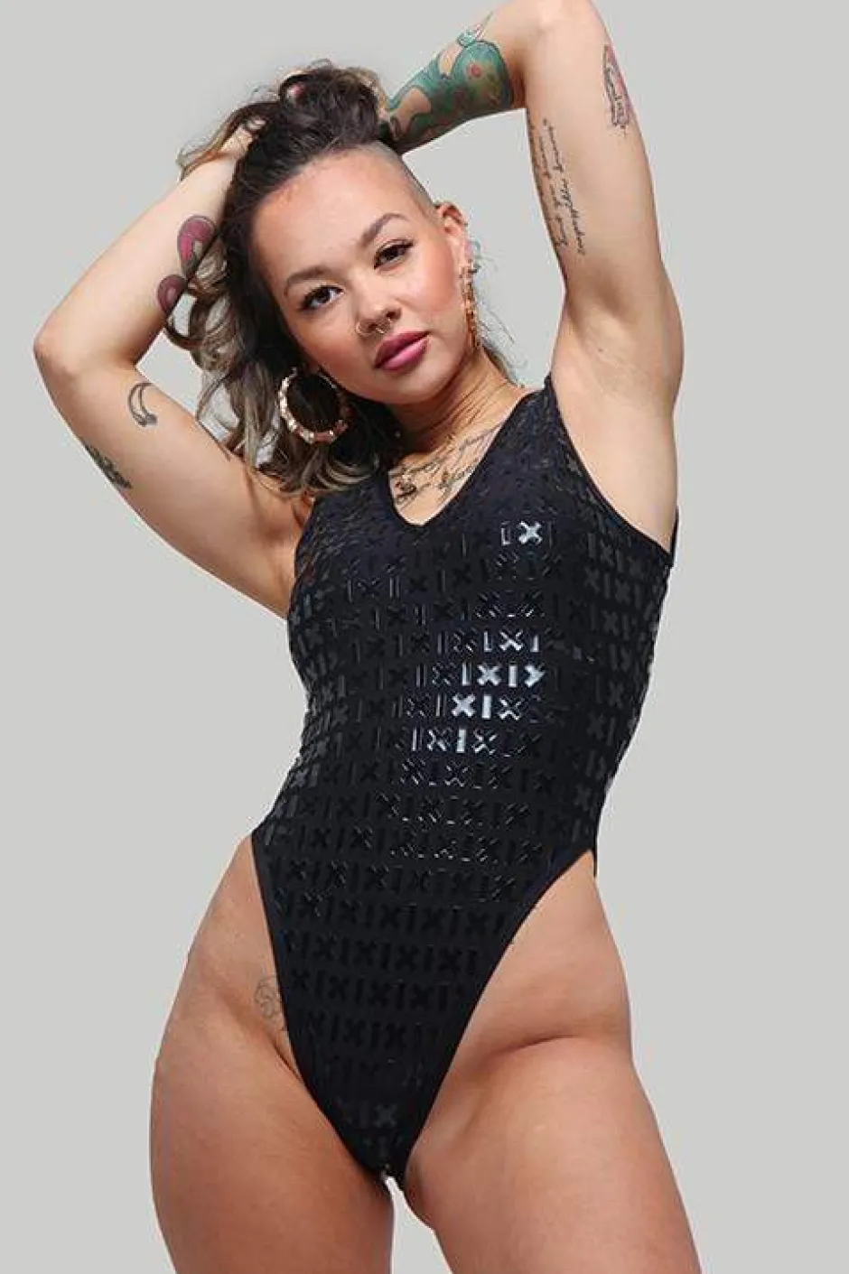 Body & Jumpsuits*CXIX Gecko Grip™ Bodysuit: Black