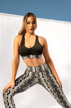 Gecko Grip™ Apparel*CXIX Gecko Grip™ Leggings: Black Mamba