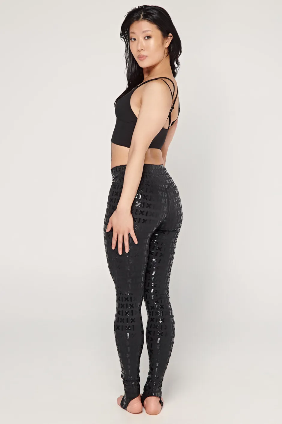 Gecko Grip™ Apparel*CXIX Gecko Grip™ Leggings: Black Waistband Grip