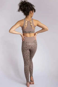 Leggings & Bikers*CXIX Gecko Grip™ Leggings: Dusky Leopard