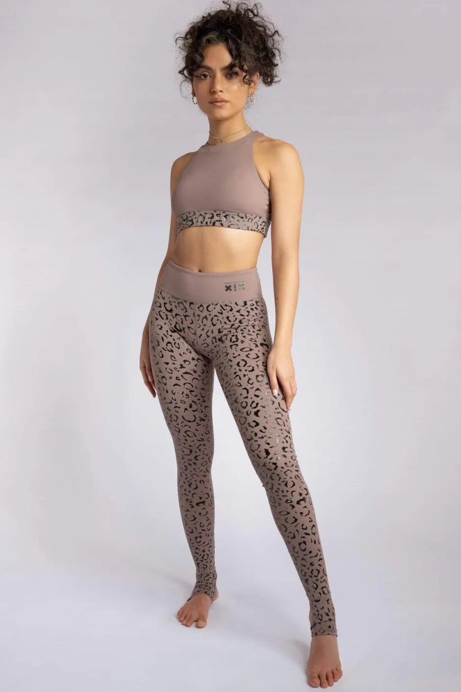 Leggings & Bikers*CXIX Gecko Grip™ Leggings: Dusky Leopard