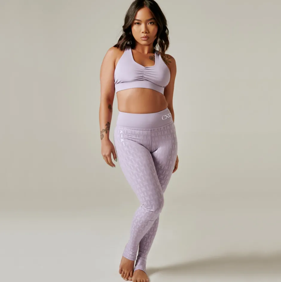 Leggings & Bikers*CXIX Gecko Grip™ Leggings: Lilac