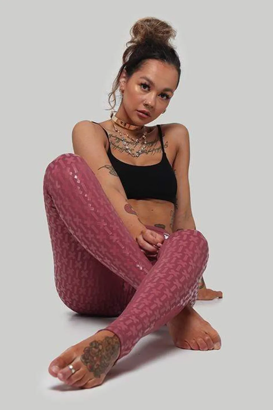 Gecko Grip™ Apparel*CXIX Gecko Grip™ Leggings: Mauve