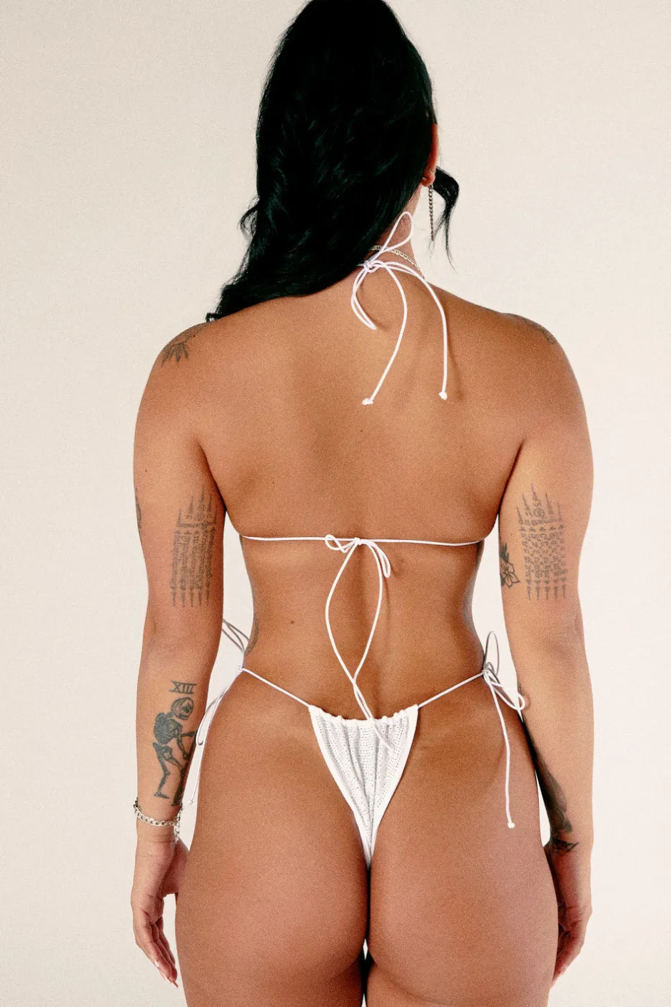 Tees & Tops*CXIX Hoah Bikini Top - Sparkle White