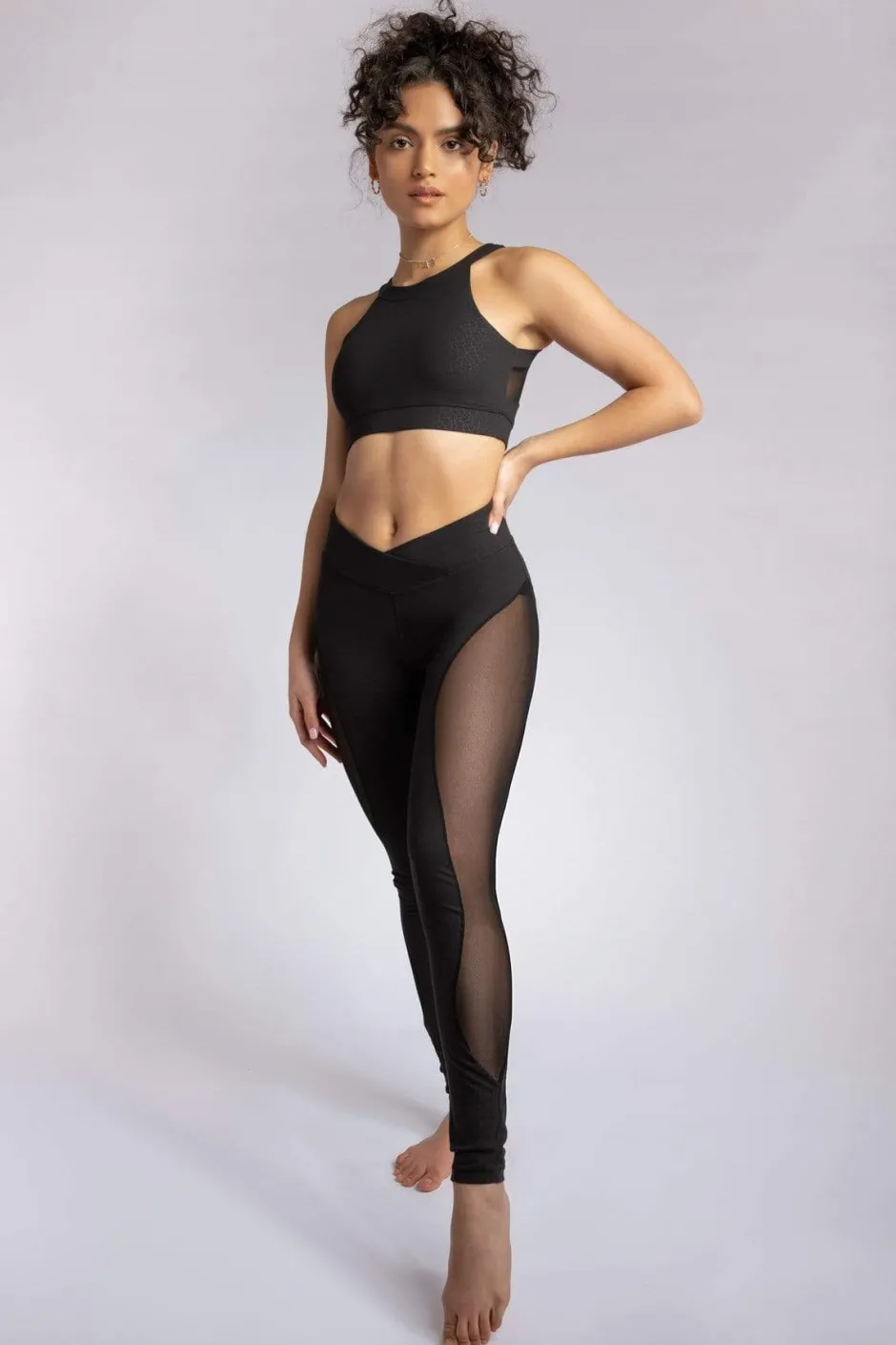 Leggings & Bikers*CXIX Leggings: Black Croc