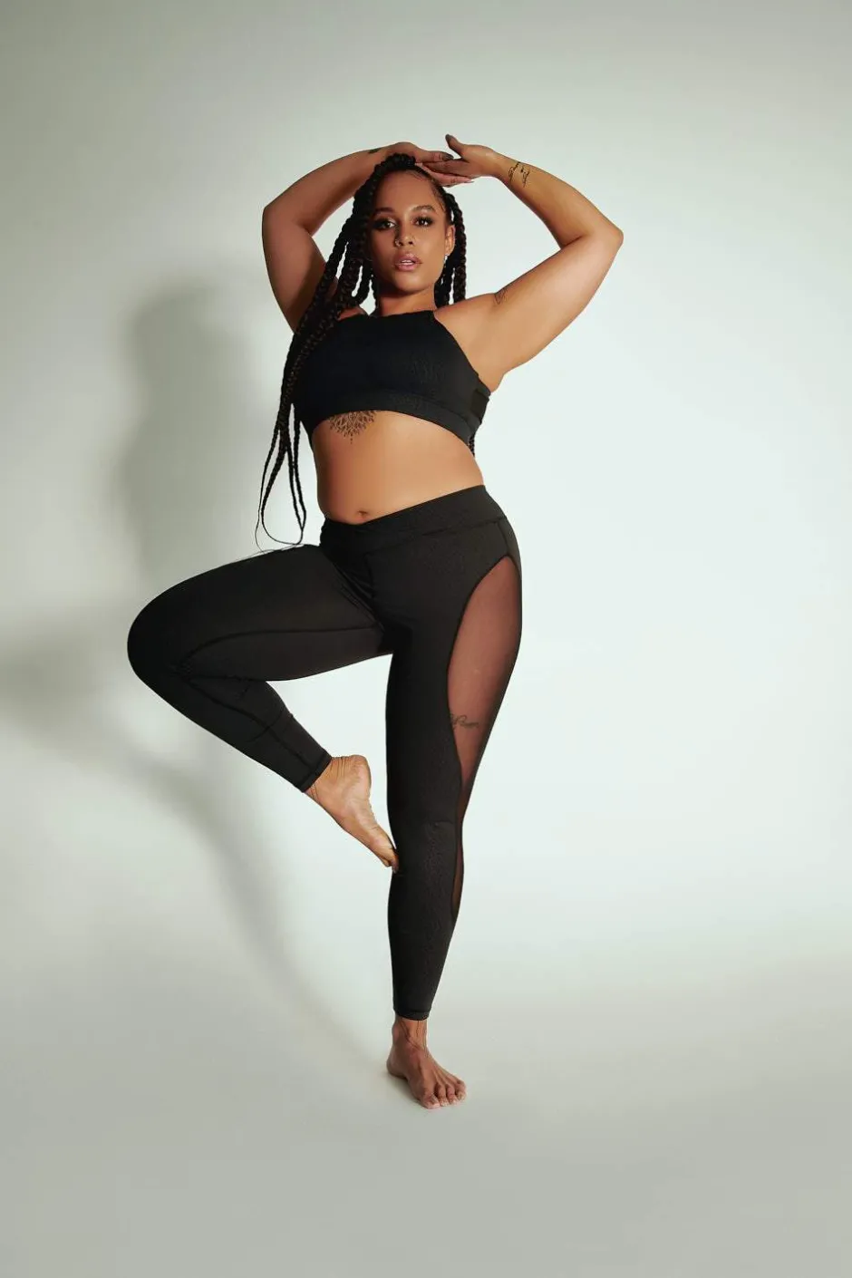 Leggings & Bikers*CXIX Leggings: Black Croc