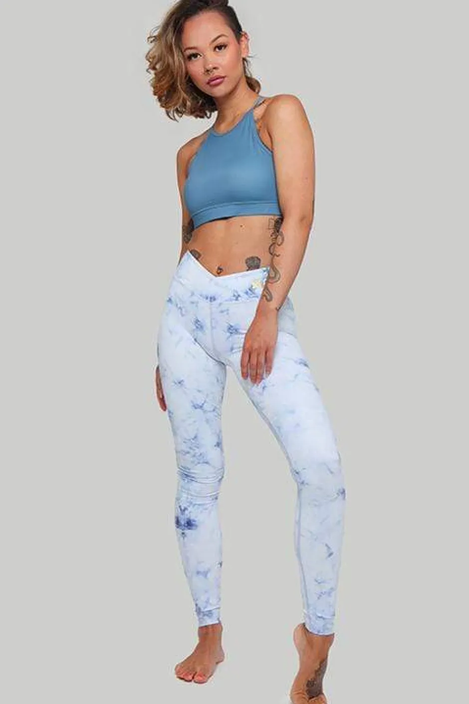Leggings & Bikers*CXIX Leggings: Frosted Marble