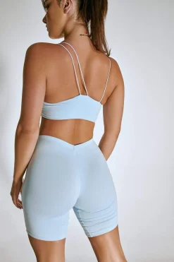 Tees & Tops*CXIX Luxlounge One Shoulder Illusion Top - Baby Blue