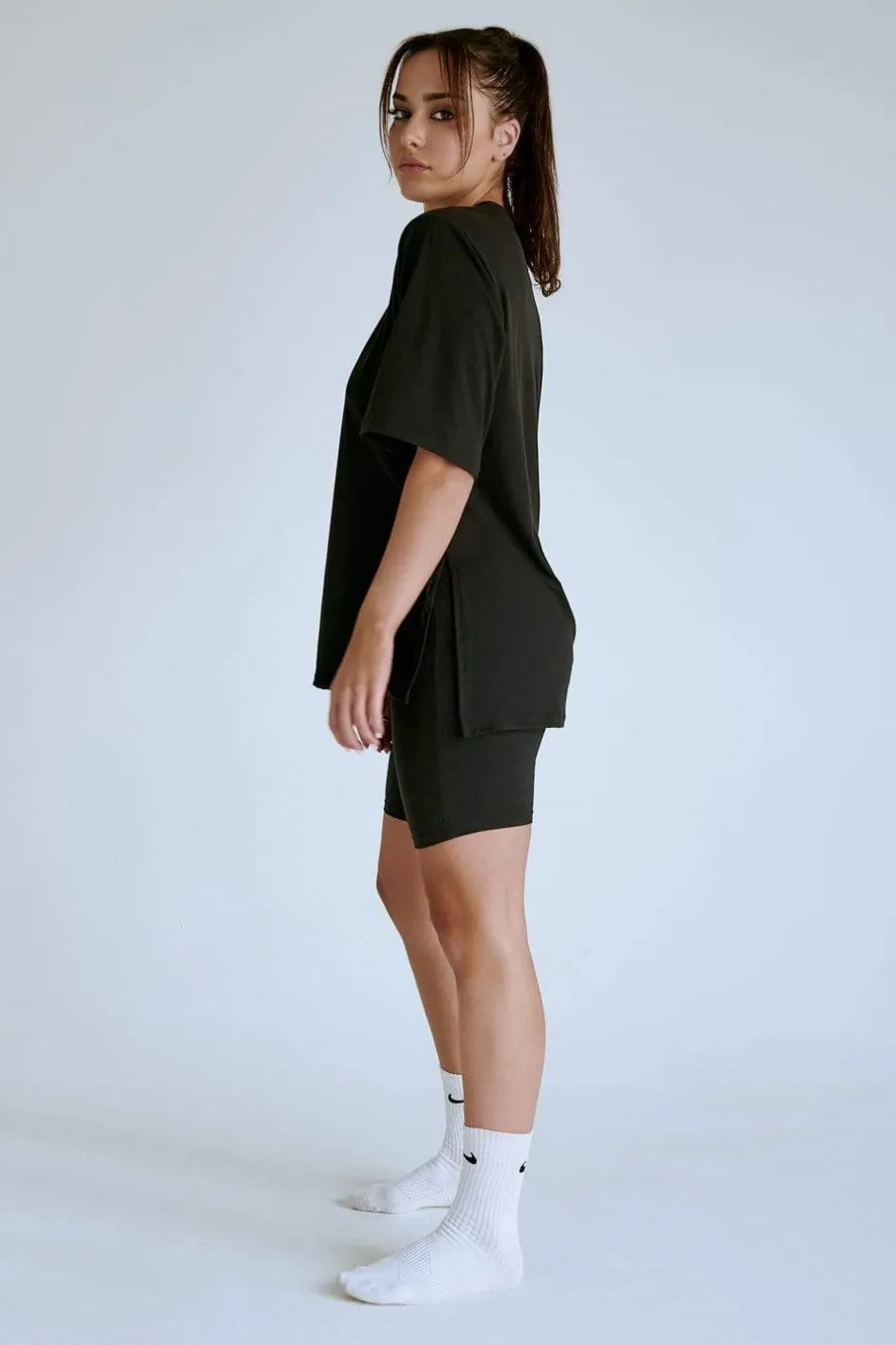 Tees & Tops*CXIX Luxlounge Oversized T-Shirt - Black