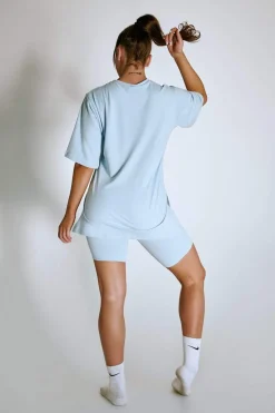 Tees & Tops*CXIX Luxlounge Oversized T-Shirt - Baby Blue