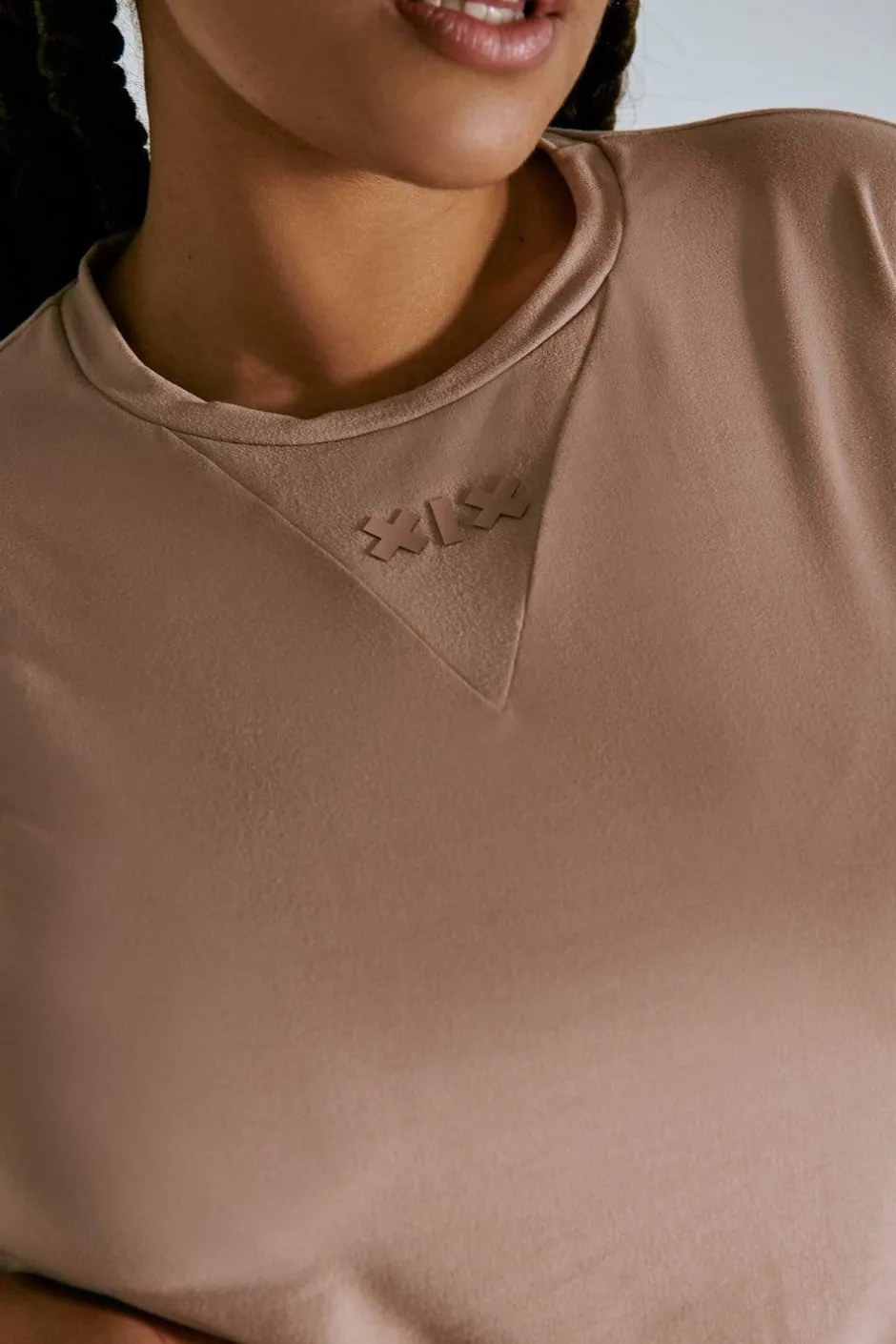 Tees & Tops*CXIX Luxlounge Oversized T-Shirt - Taupe