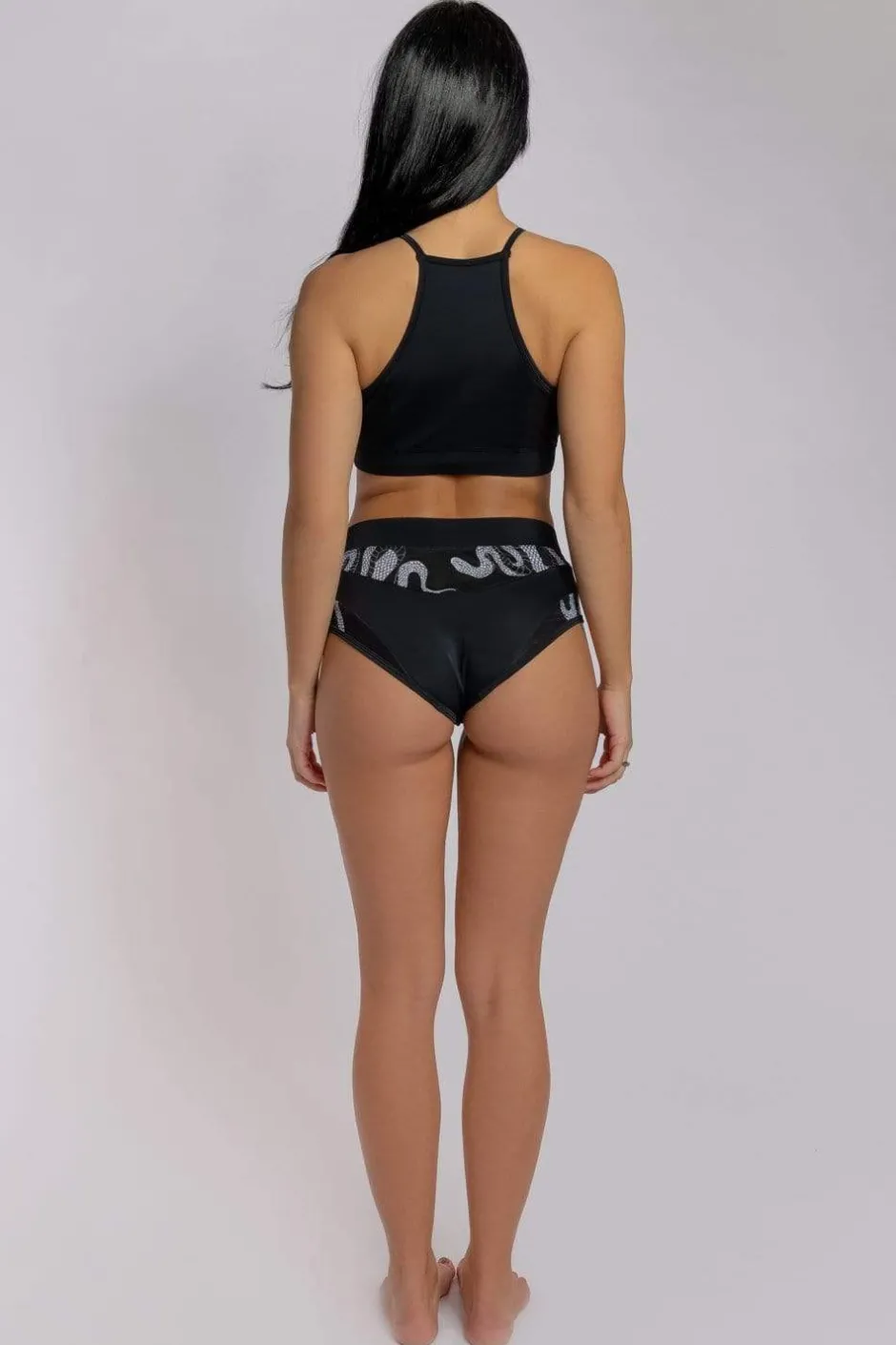 Tees & Tops*CXIX Medusa Top - Black With White