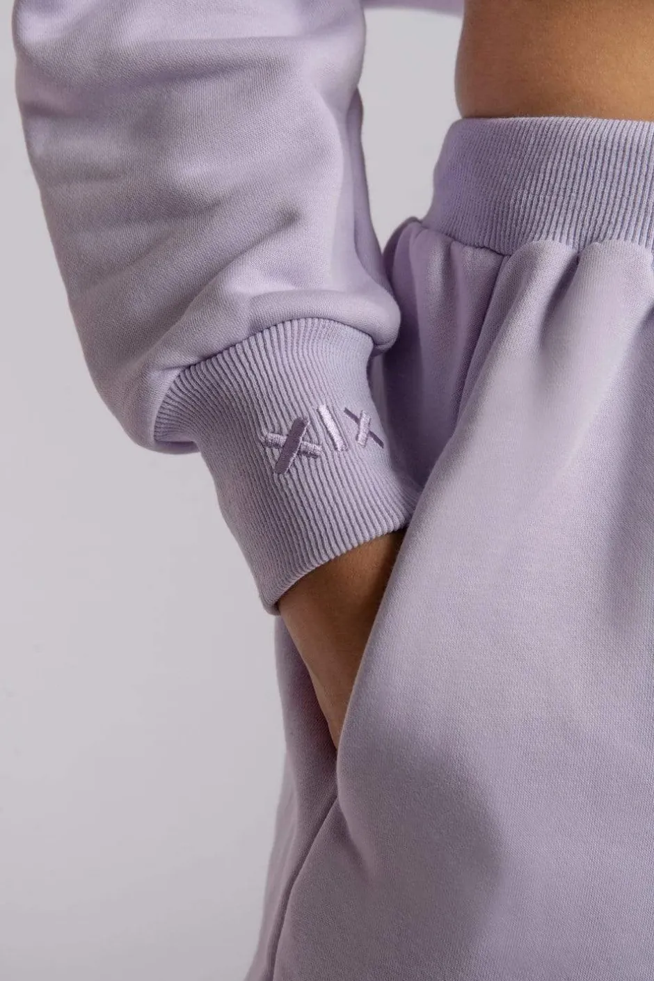 Tees & Tops*CXIX Oversized Cropped Jumper - Lilac
