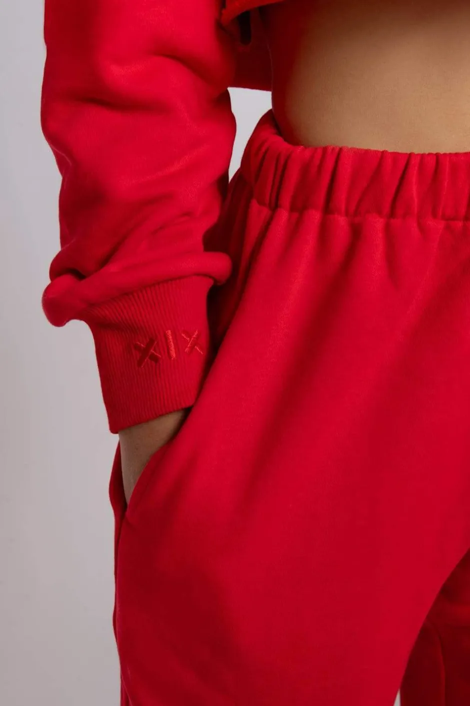 Joggers & Jumpers*CXIX Oversized Cropped Jumper - Jalapeno