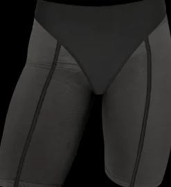 Leggings & Bikers*CXIX Silhouette Biker Shorts - Black With Black Mesh