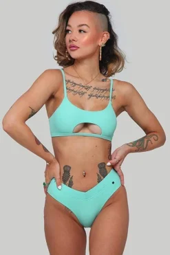 Tees & Tops*CXIX The Hills Raree Top - Ribbed Mint