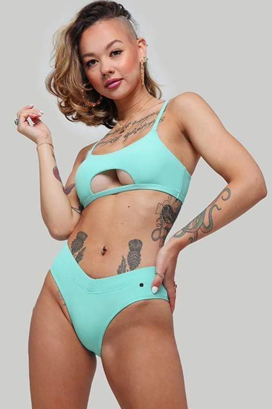 Tees & Tops*CXIX The Hills Raree Top - Ribbed Mint