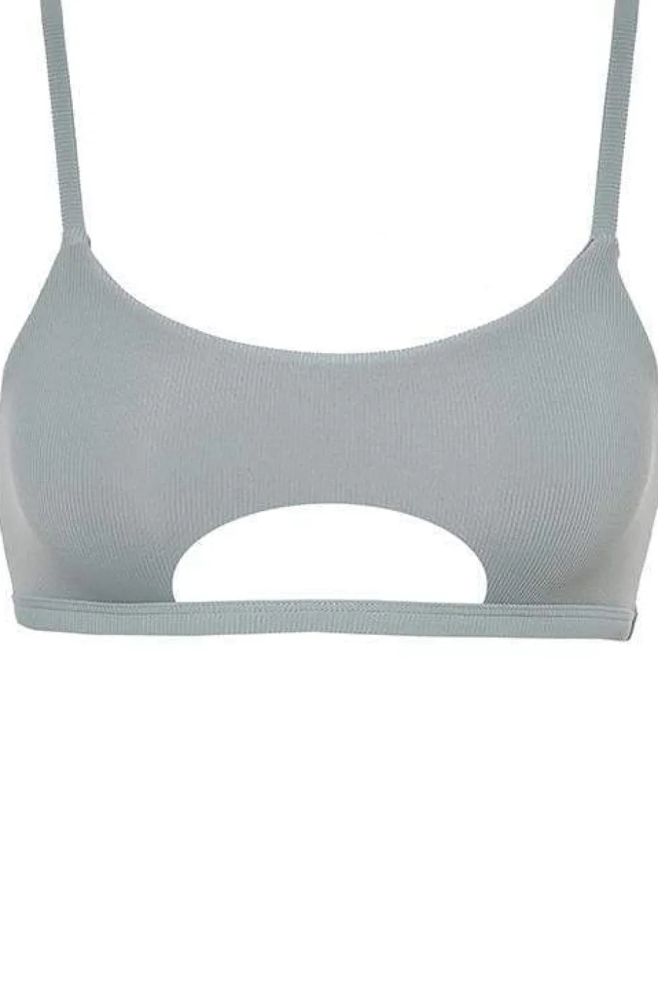 Tees & Tops*CXIX The Hills Raree Top - Ribbed Light Grey