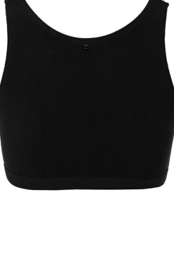 Tees & Tops*CXIX The Valley Top - Ribbed Black