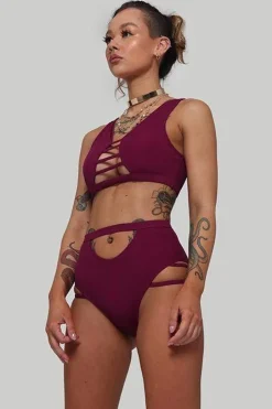 Tees & Tops*CXIX The Valley Top - Ribbed Plum