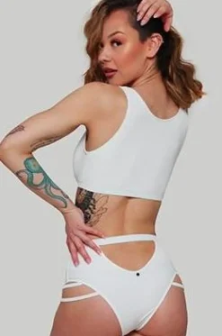 Tees & Tops*CXIX The Valley Top - Ribbed White