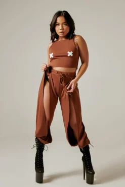 Tees & Tops*CXIX Xx Crop Top - Mocha