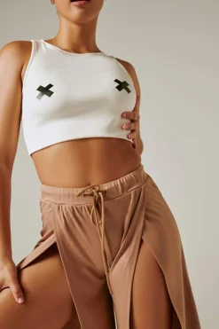 Tees & Tops*CXIX Xx Crop Top - White